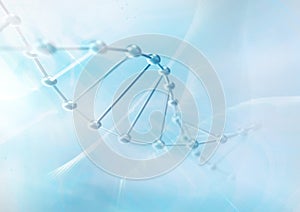 DNA molecule structure background.