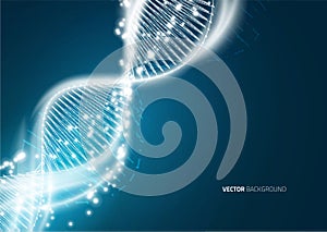 DNA molecule structure background