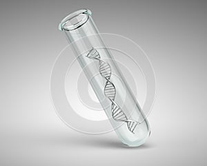 DNA molecule in test tube