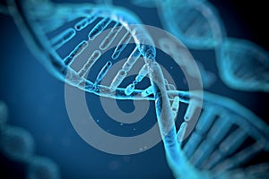 DNA molecules photo