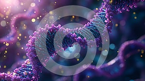 Dna packaged inside viral capsid demonstrating genome compaction and viral assembly photo