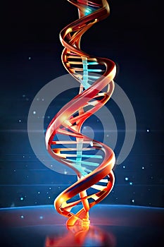 dna with photon glow in the dark