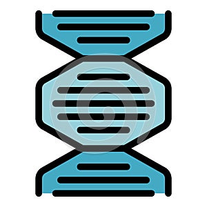 Dna plant control icon vector flat