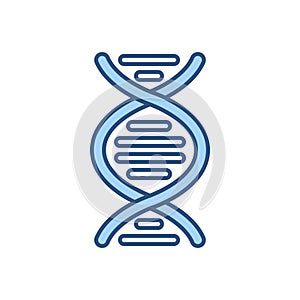 DNA related vector icon.