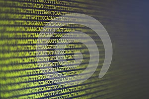 DNA sequence photo