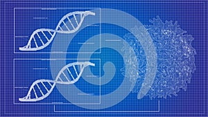 DNA sequencing blueprint RNA sequencing DNA computational models photo