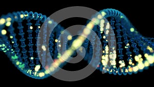 DNA sequencing / editing concept.