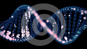 DNA sequencing / editing concept.