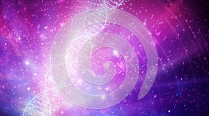 Espiral brillante en el universo fractales 