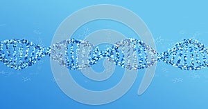 DNA Strand with Amino Acids