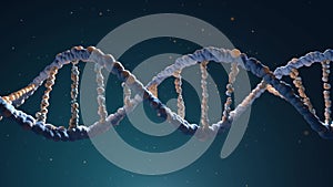 DNA strand is assembled from different elements