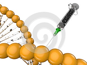 DNA strand injection concept