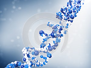 DNA strand model photo