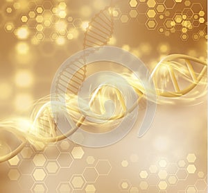 DNA strand structure vector background. Vector EPS10