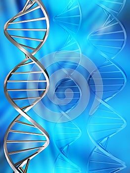 DNA strands photo