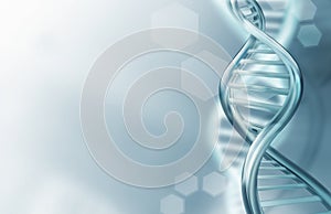 DNA strands background photo