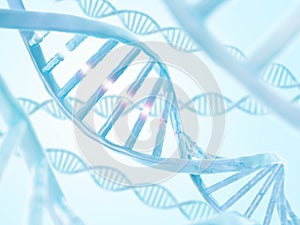 DNA structure. Abstract biotechnology background.