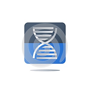 Genetic spiral, DNA testing, medical test, health care, genealogical analysis services, personalized medicine concept