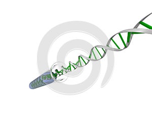 Dna from testtube photo