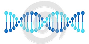 Vektor ikona chromozóm genetika špirála gen 