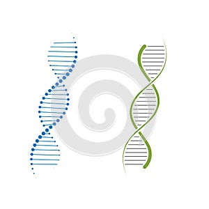 DNA vector icon illustration design