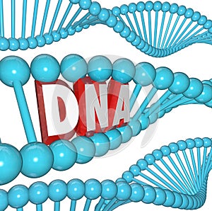 DNA Word Strand Genetics Heredity Medical Research