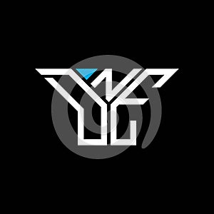 DNE letter logo creative design with vector graphic, DNE