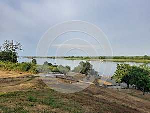 Dnieper river in Kherson
