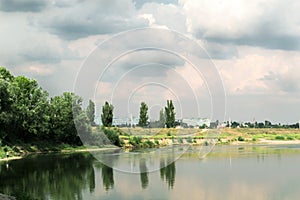 Dniester near the city of Tiraspol photo