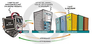DNS and Web servers photo