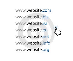 DNS domain name photo