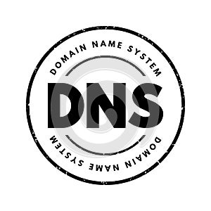 DNS Domain Name System - hierarchical naming system built on a distributed database for computers, services, or any resource