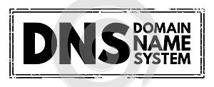 DNS Domain Name System - hierarchical naming system built on a distributed database for computers, services, or any resource