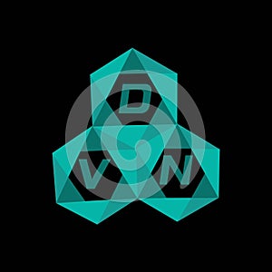 DNV creative minimalist letter logo. DNV unique vector initials alphabet letter logo