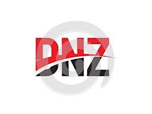 DNZ Letter Initial Logo Design Vector Illustration