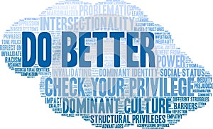 Do Better Word Cloud