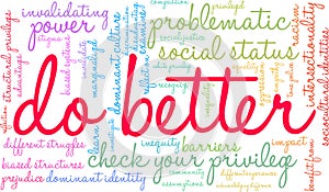 Do Better Word Cloud