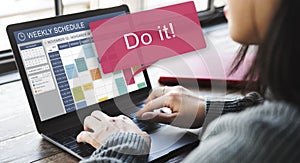 Do It Motovation Development Encouragement Concept