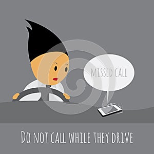 Do not call while they drive.
