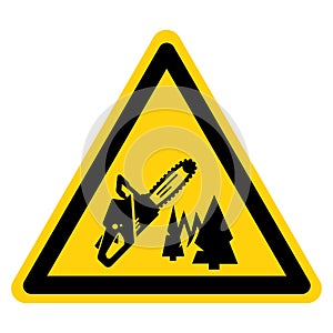 Do Not Cut Trees Symbol Sign,Vector Illustration, Isolate On White Background Label. EPS10