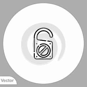 Do not distribution vector icon sign symbol photo