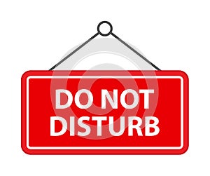Do not disturb signboard