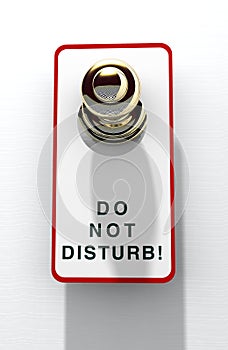 Do not disturb!