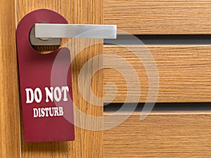 Do not disturb door hanger