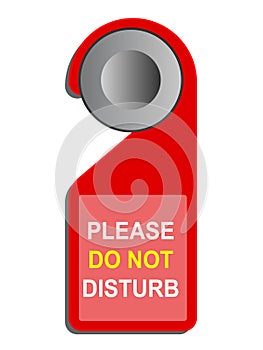 'do not disturb' sign