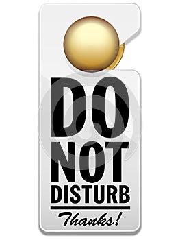 Do Not Disturb Sign photo