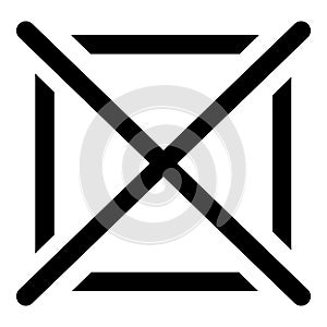 Do not dry icon, outline style