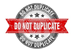 do not duplicate stamp