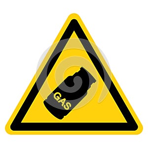 Do Not Lay Down Tank Symbol Sign ,Vector Illustration, Isolate On White Background Label .EPS10