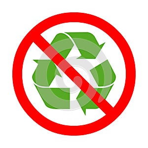 Do not recycle symbol